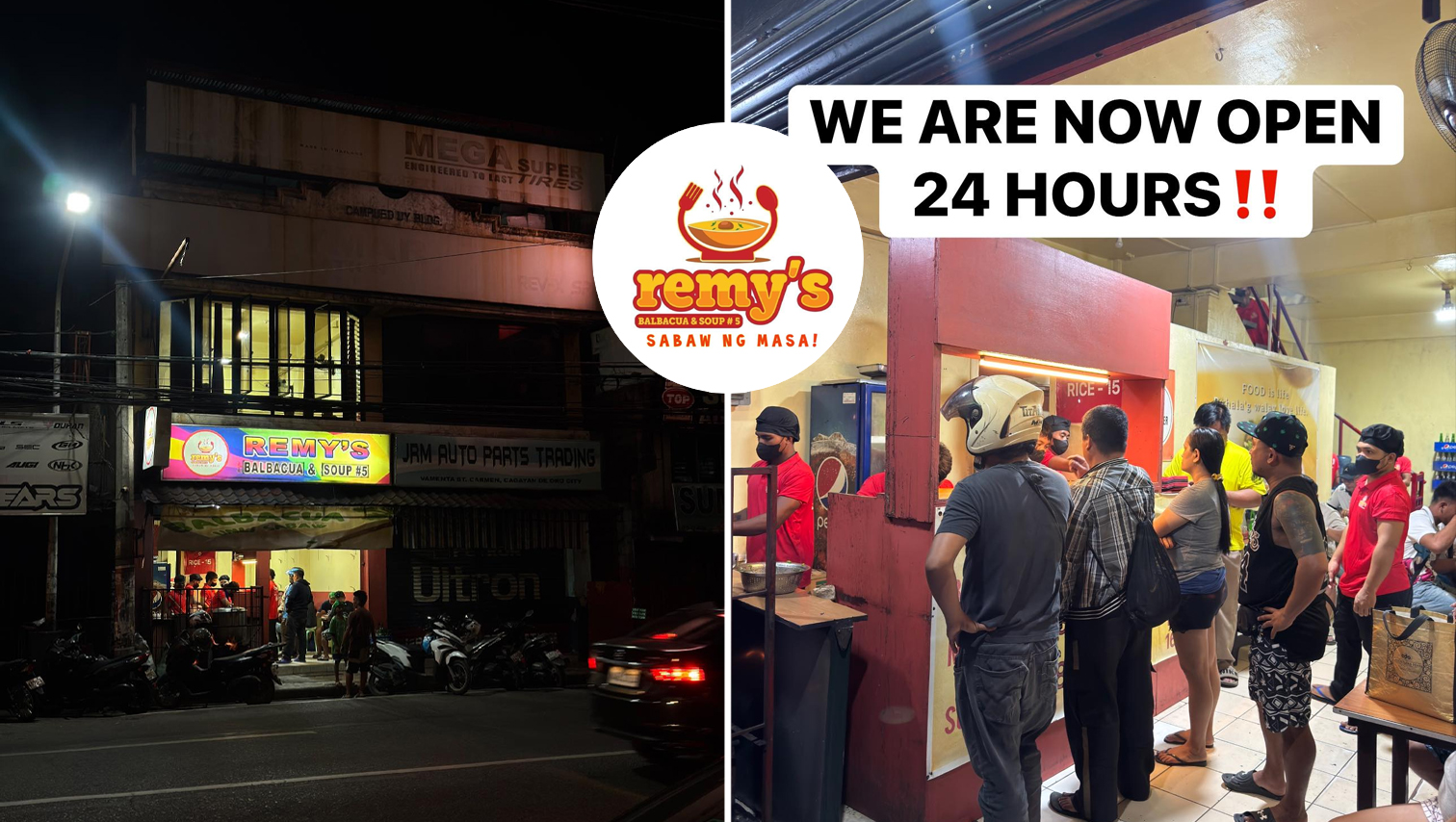 Remy’s Balbacua & Soup#5 now open 24 hours