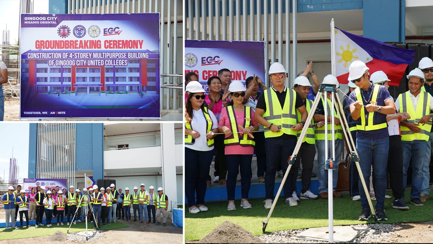 PROJECT WATCH: Gingoog City United Colleges breaks ground new 4-storey school building