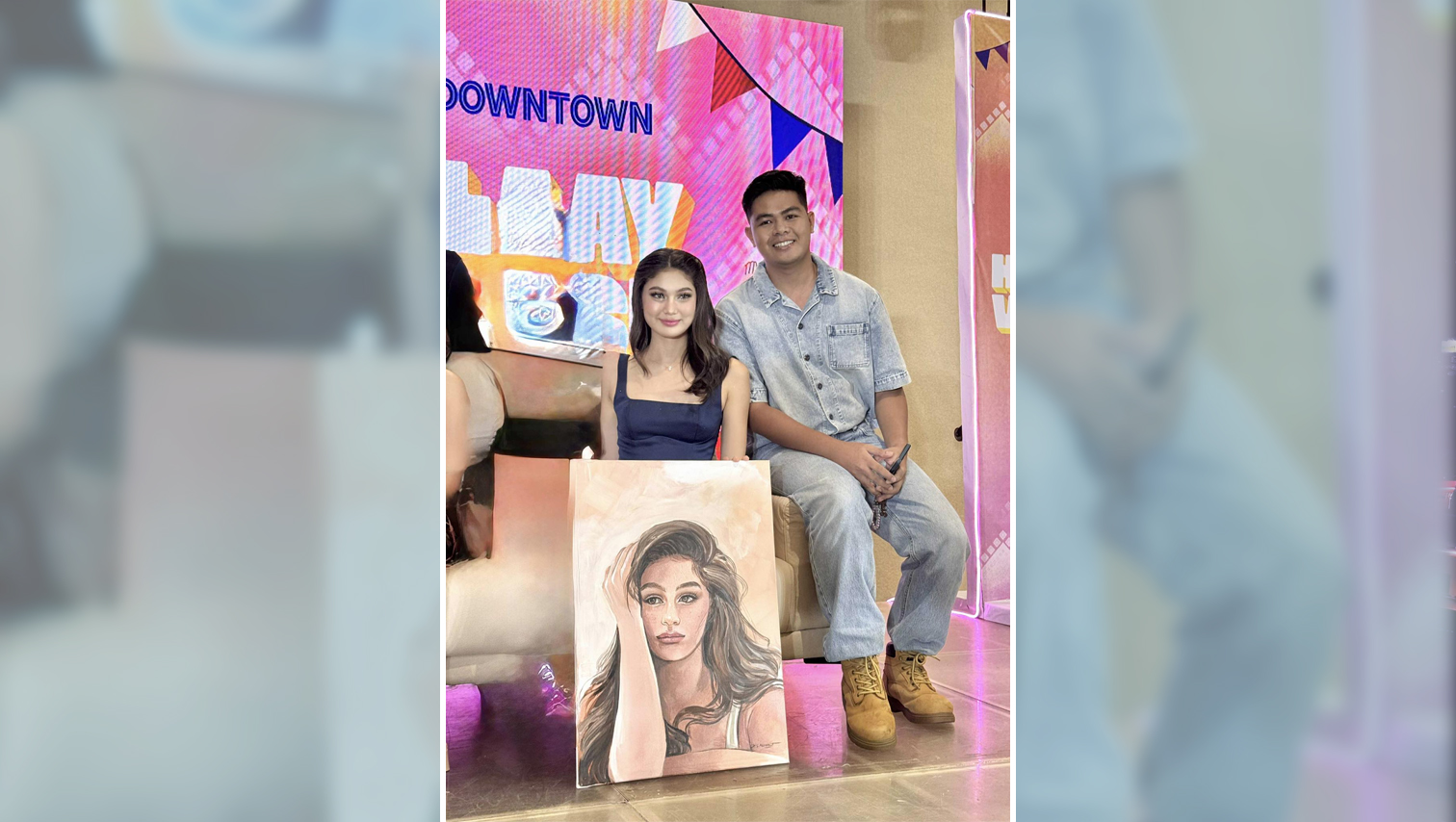 Oro artist surprises Charlie Fleming with a special gift