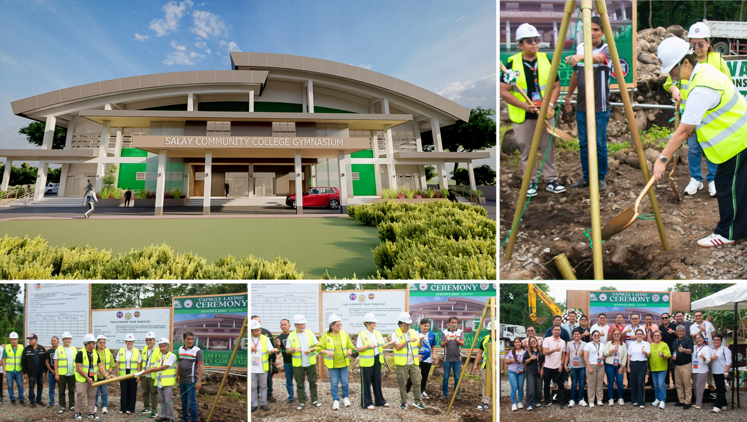 PROJECT WATCH: Capsule laying held for Salay Community College New Gymnasium Project