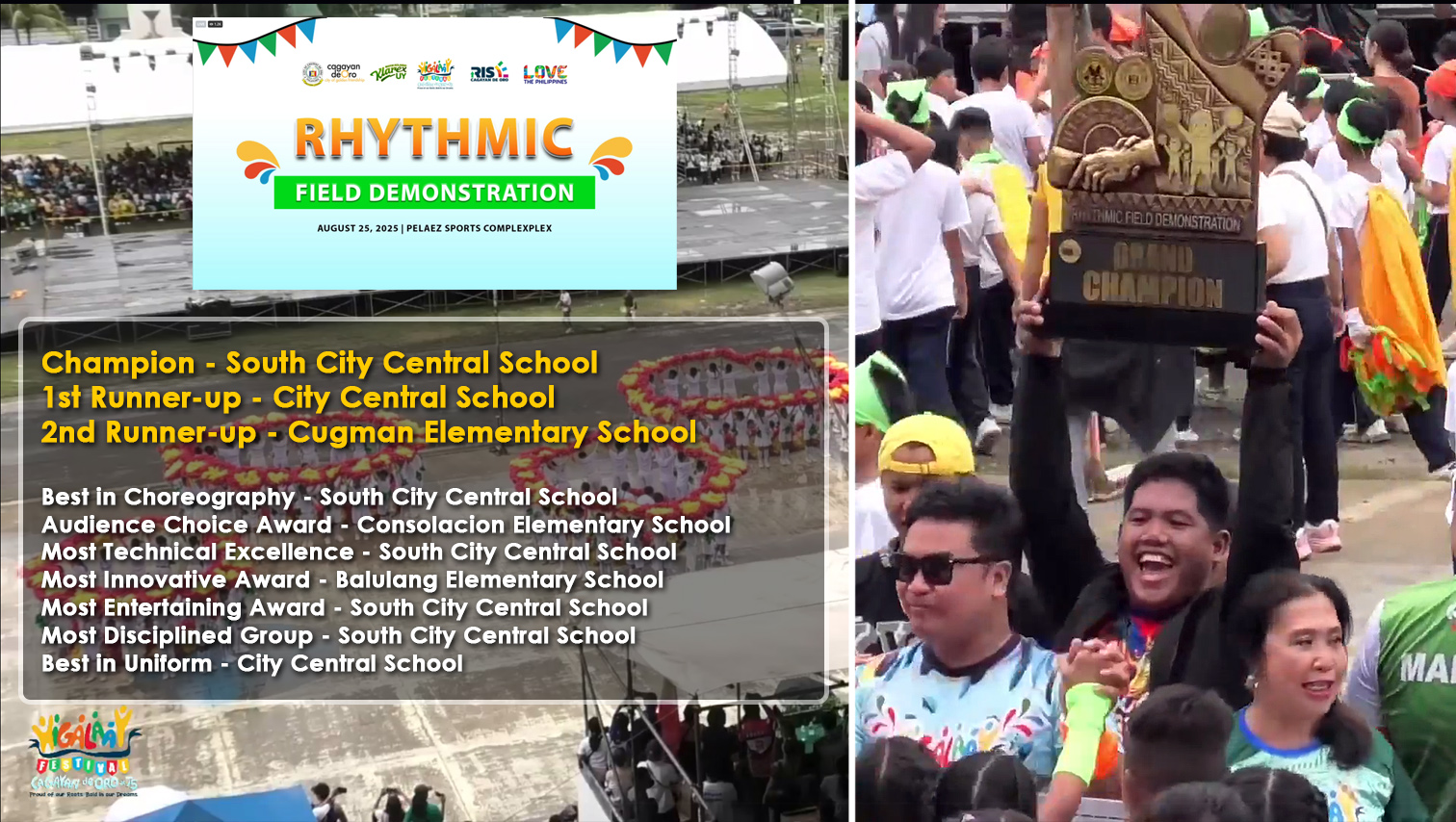 RANDOM SHOTS: South City Central School wins PE Rhythmic Field Demonstration Competition 2025