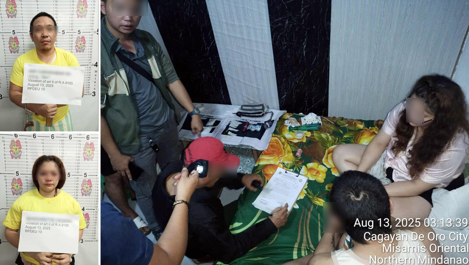 CRIME WATCH: Couple falls in drug buy-bust in Cagayan de Oro; ₱1.02 million worth drugs seized
