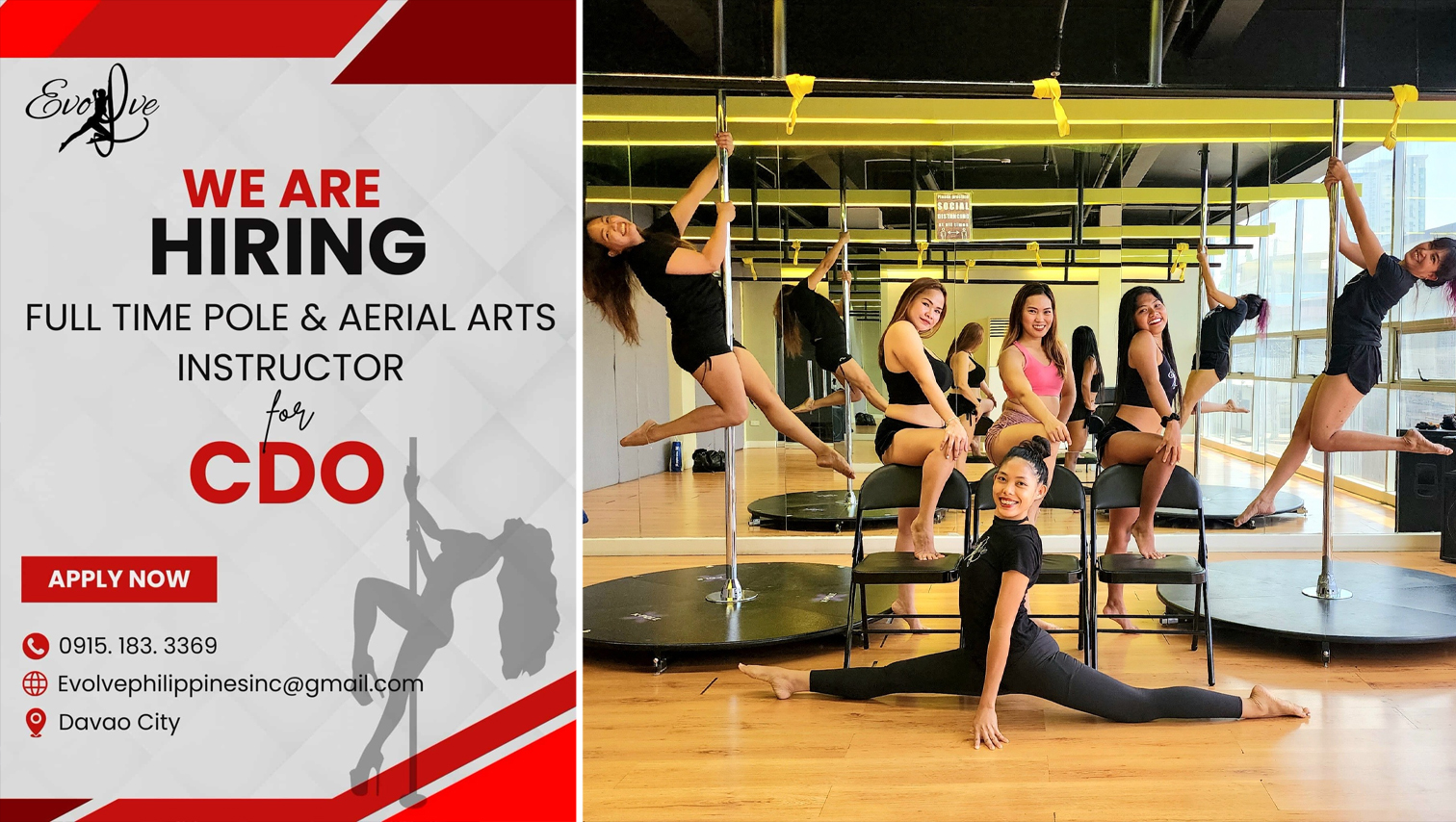 Evolve – Pole Fitness & Aerial Arts to finally open in CDO