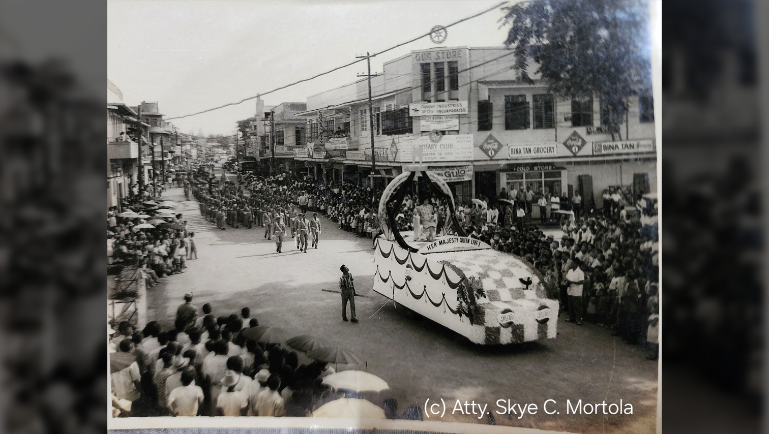 RANDOM SHOTS: Cagayan de Oro City Fiesta Civic-Military Parade circa 1950s