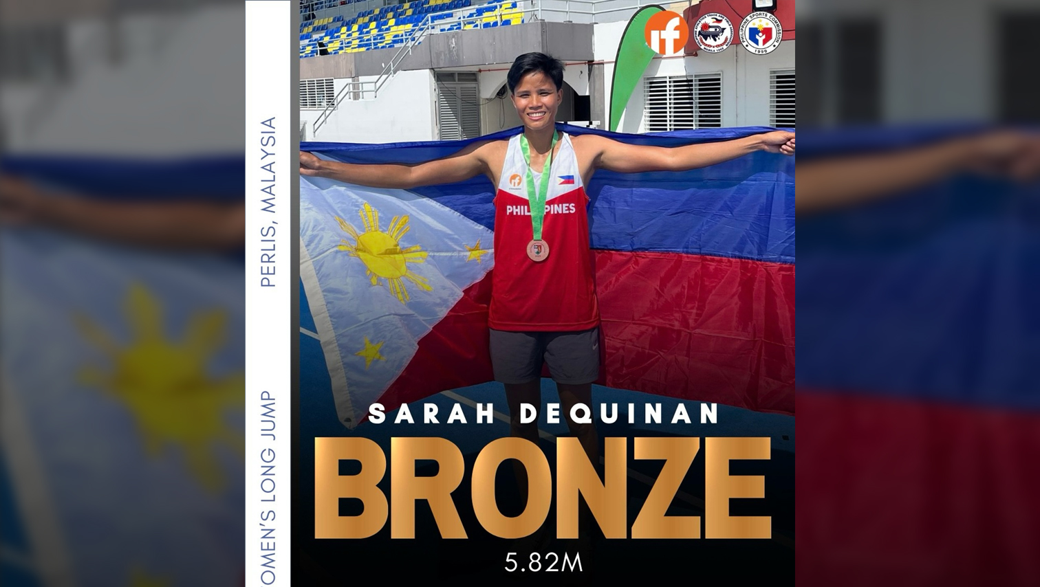 Bukidnon athlete wins long jump bronze medal in Malaysia Open Athletics Championships 2025