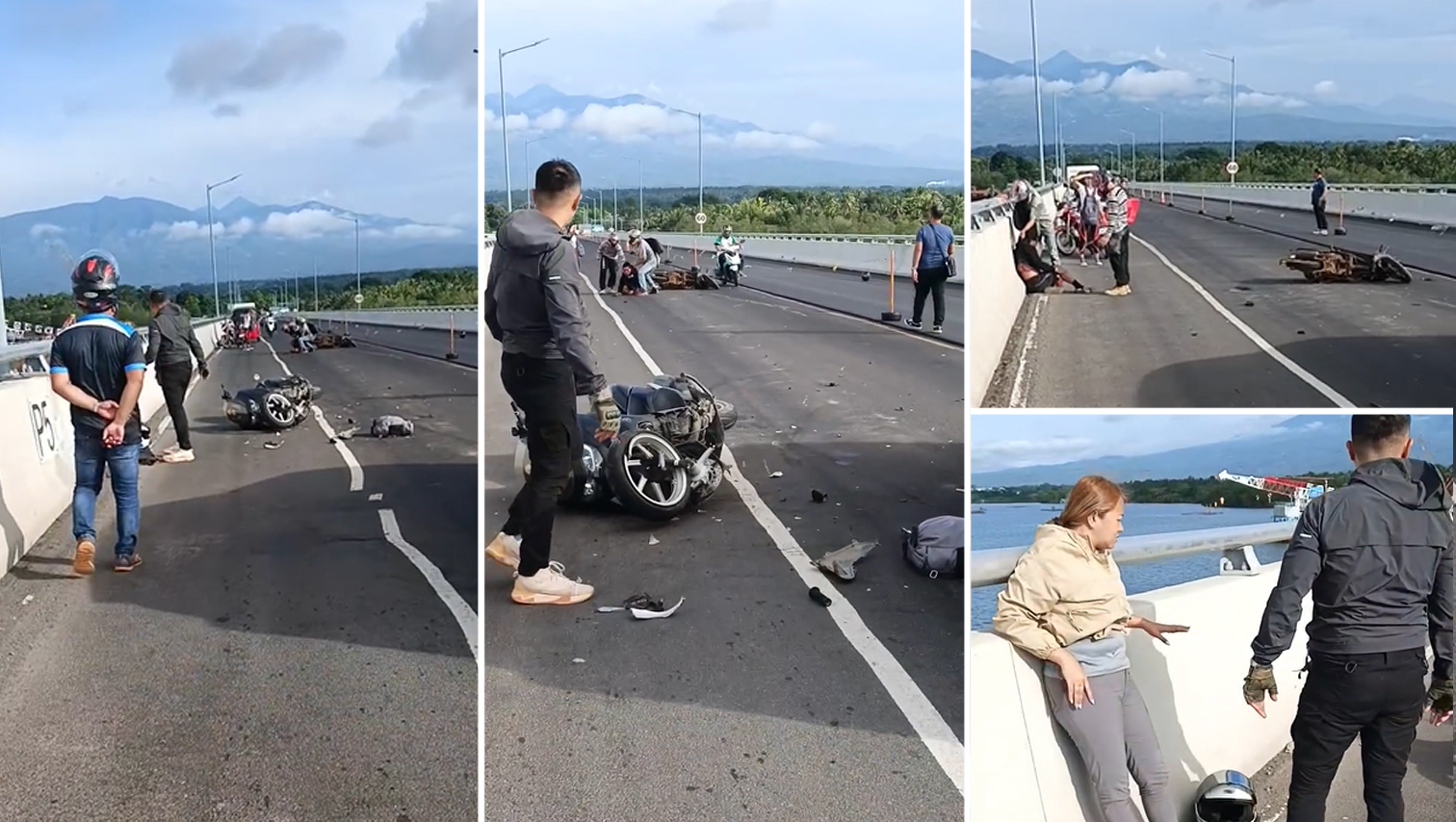 VIDEO WATCH: First vehicular accident at Panguil Bay Bridge