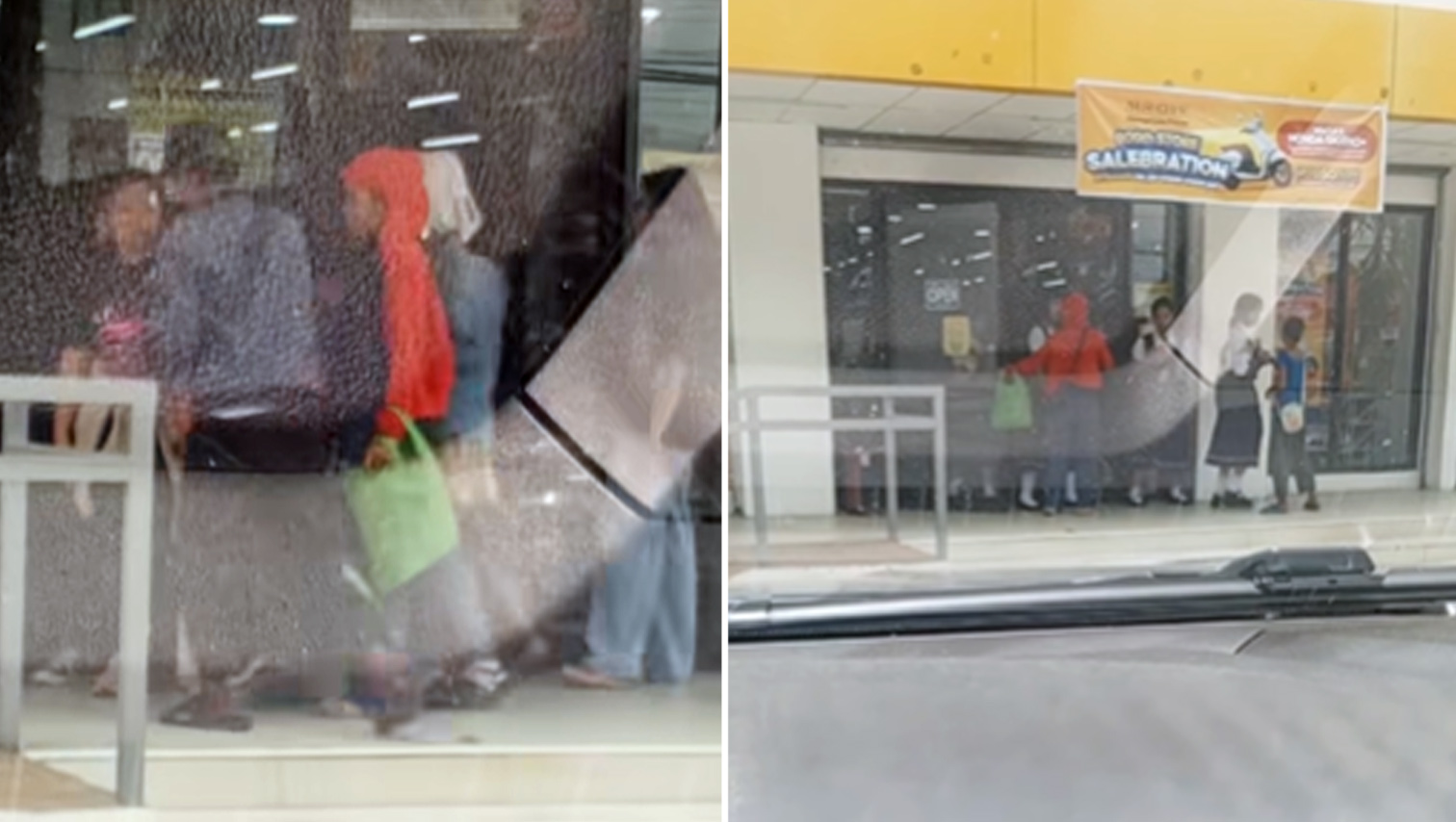 VIDEO WATCH: Netizen urges public awareness after viral video shows individuals extorting money from students outside store