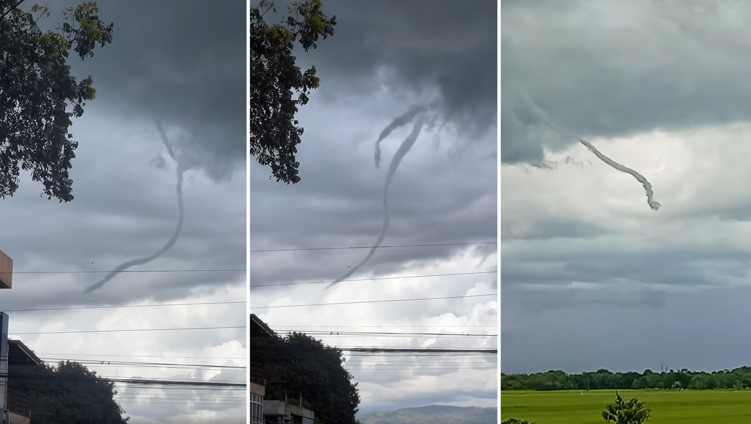 VIDEO WATCH: Funnel cloud spotted over Valencia City, Bukidnon