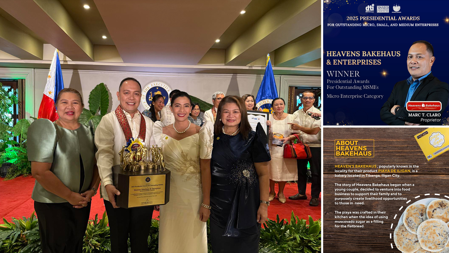 Iligan City entrepreneur honored as Outstanding MSME in 2025 Presidential Awards