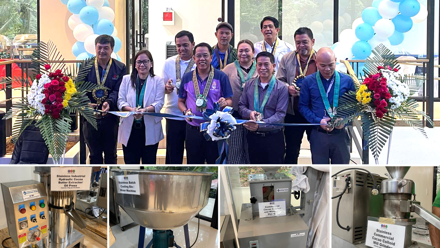 DTI launches P1.6-million Cacao Processing Center for Eastern MisOr at USTP Claveria