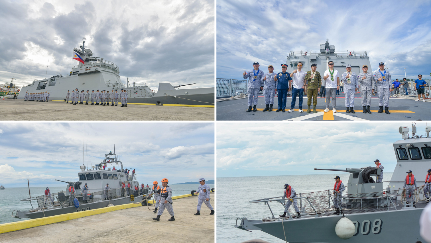 RANDOM SHOTS: BRP Miguel Malvar, BRP Alberto Majini, BRP Tomas Campo – 3 PH Navy Ships Up Close in Iligan