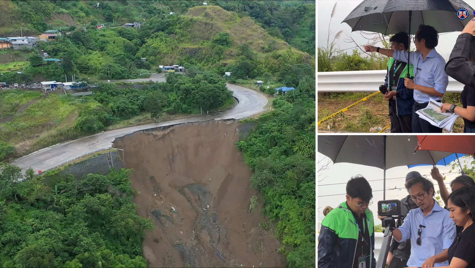 RANDOM SHOTS: DPWH Sec. Dizon inspects collapsed portion of Buda Road; detour road, repair works to be fast-tracked