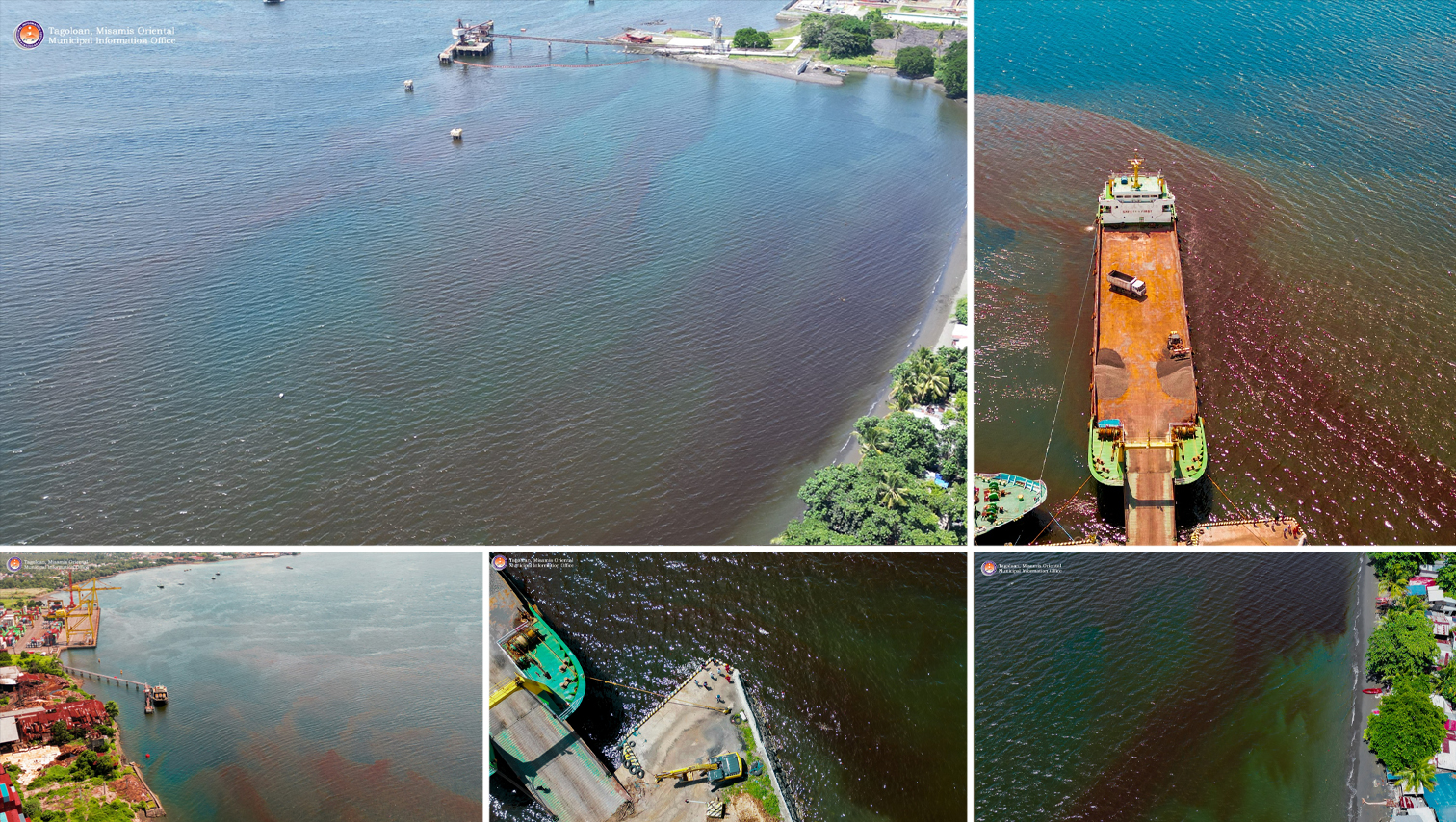 RANDOM SHOTS: Authorities probe water discoloration along Barangay Gracia coast in Tagoloan, Misamis Oriental