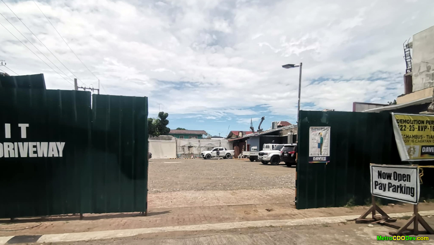 Former Lexis Grill site converted into Pay Parking Area