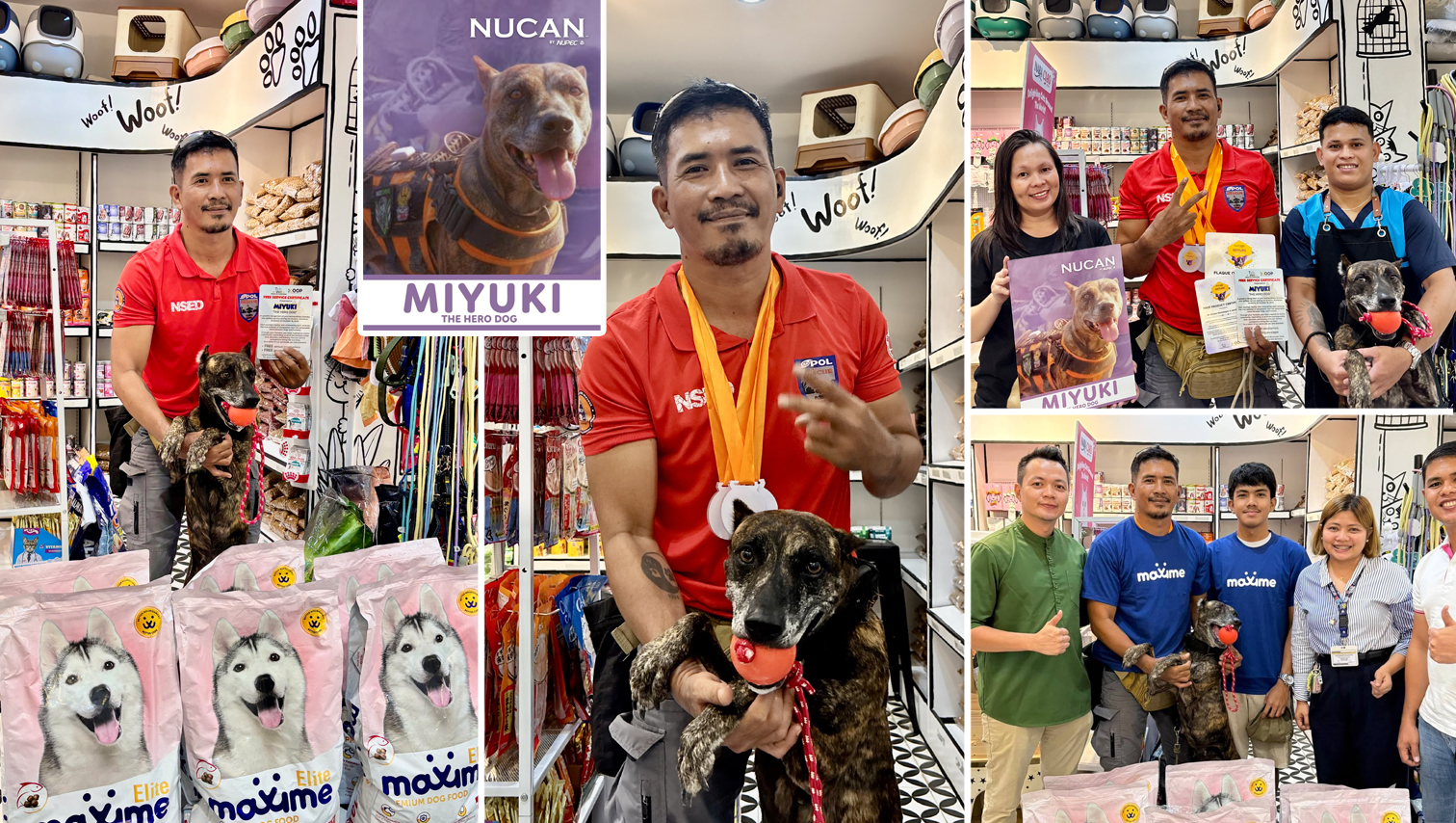 Hero dog Miyuki honored for bravery in Quezon, Bukidnon landslide rescue