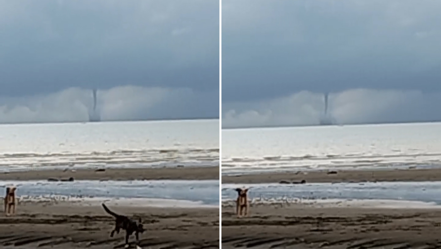 VIDEO WATCH: Waterspout spotted off the coast of El Salvador City