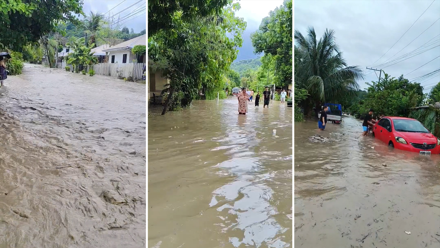 VIDEO WATCH: Flood hits Pag-IBIG Citihomes in Opol for the first time