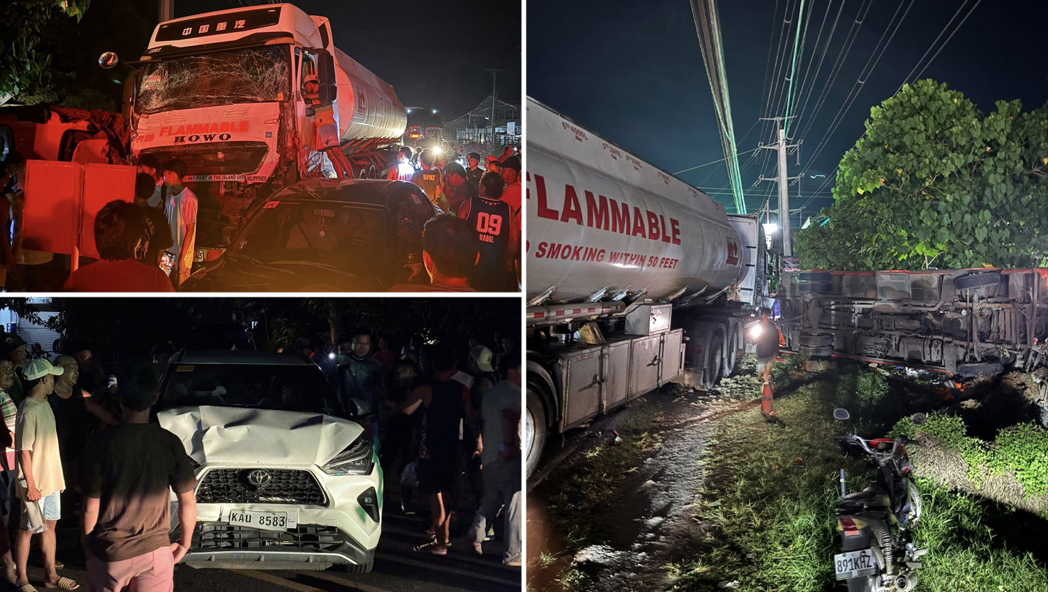 RANDOM SHOTS: Fuel tanker driver falls asleep, plows into vehicles at Balingasag traffic light; 25 injured