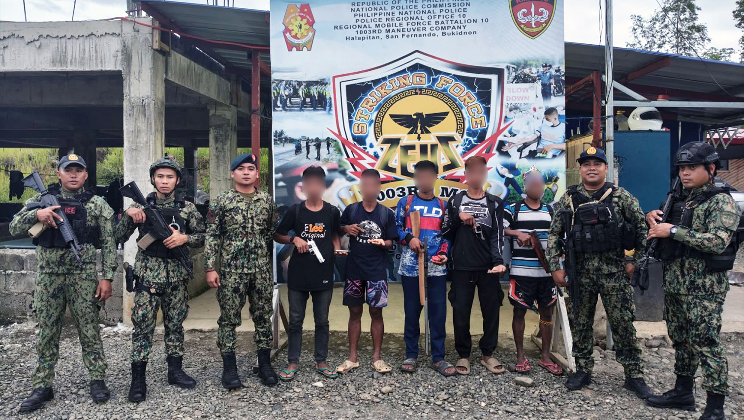 5 CTG members surrender in Bukidnon