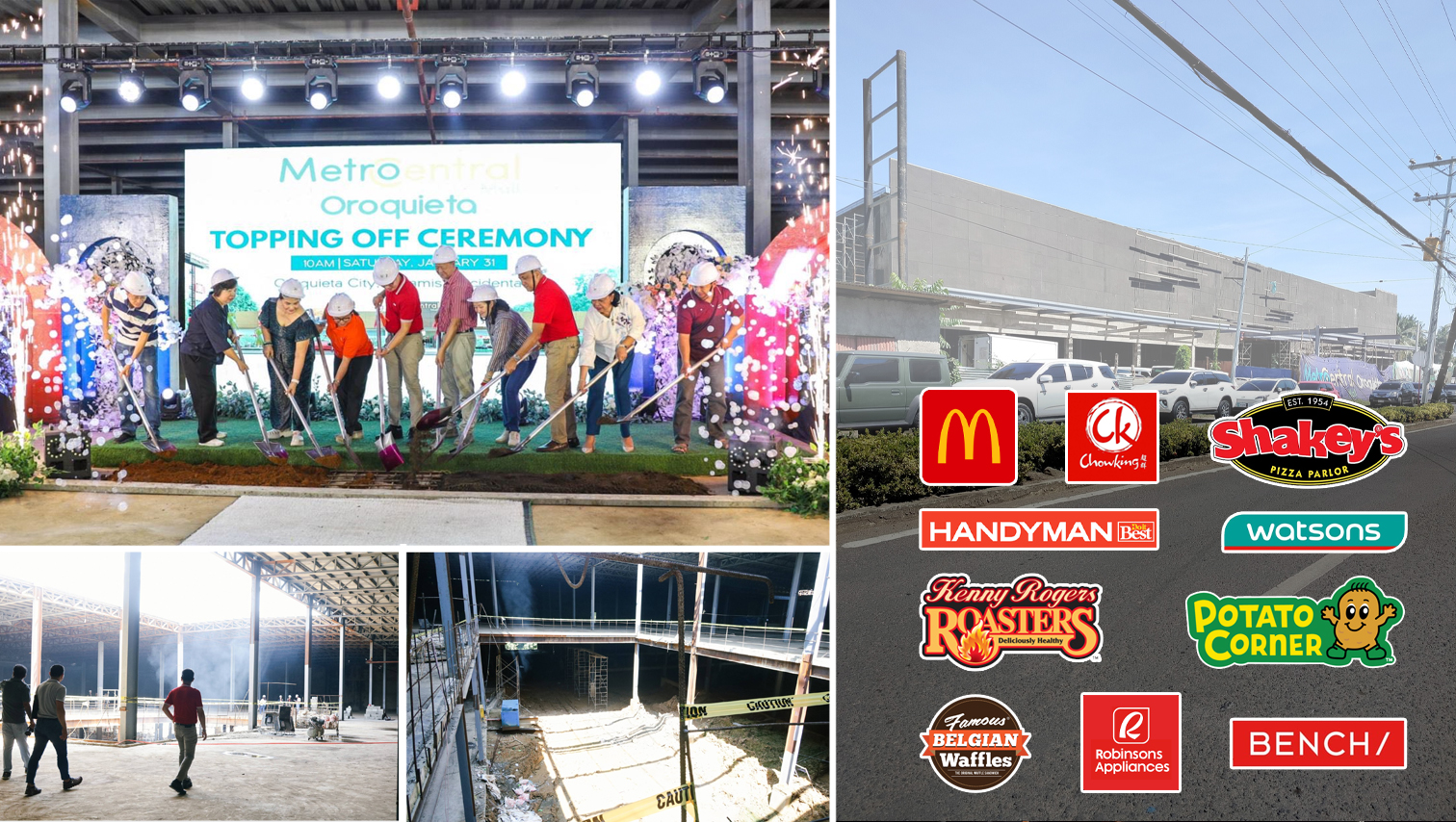 PROJECT WATCH: Metro Central Mall in Oroquieta City holds topping-off ceremony; tenant lineup excites locals