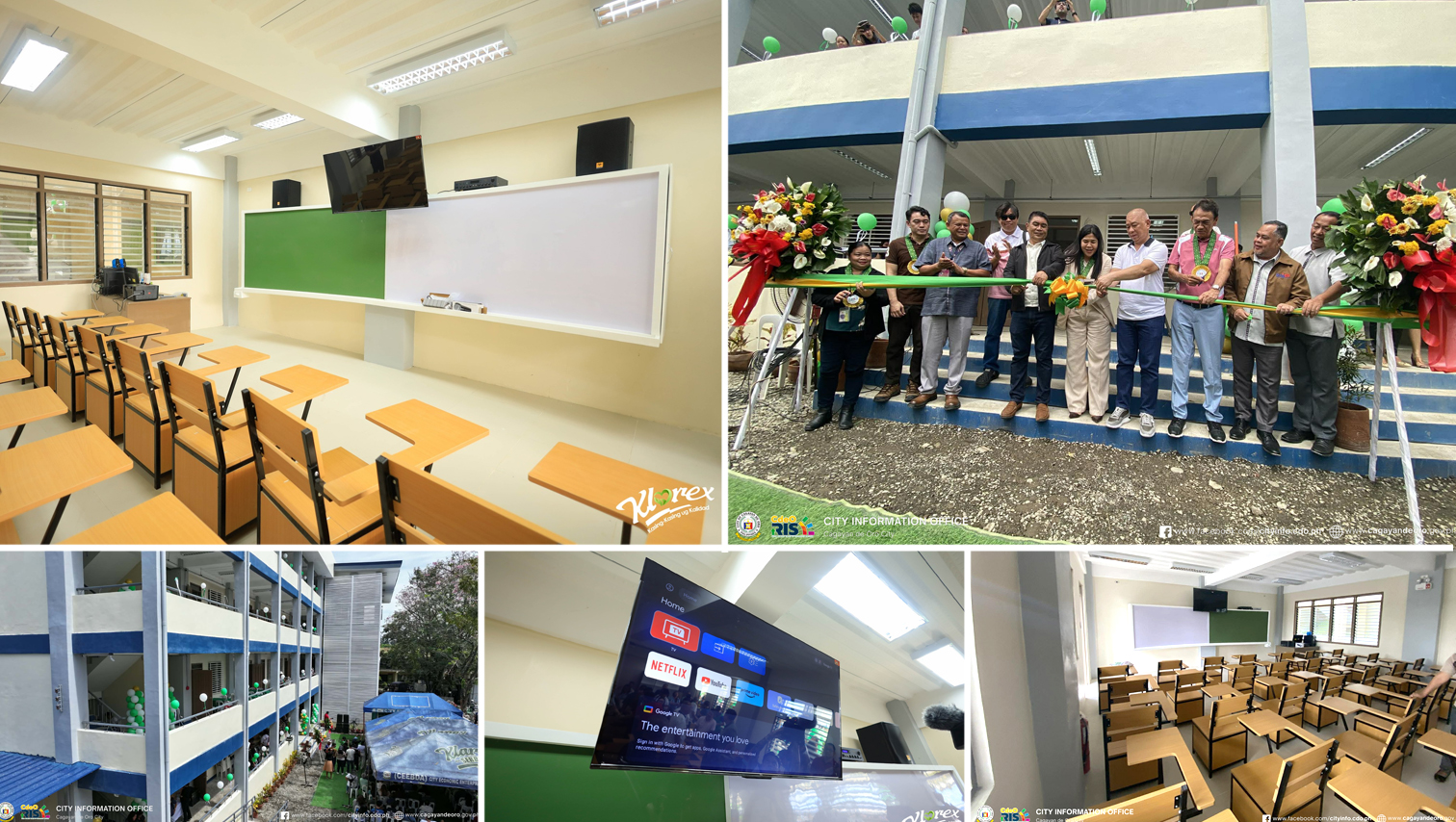RANDOM SHOTS: Cagayan de Oro inaugurates new 4-storey, 16-classroom school building in Bulua NHS