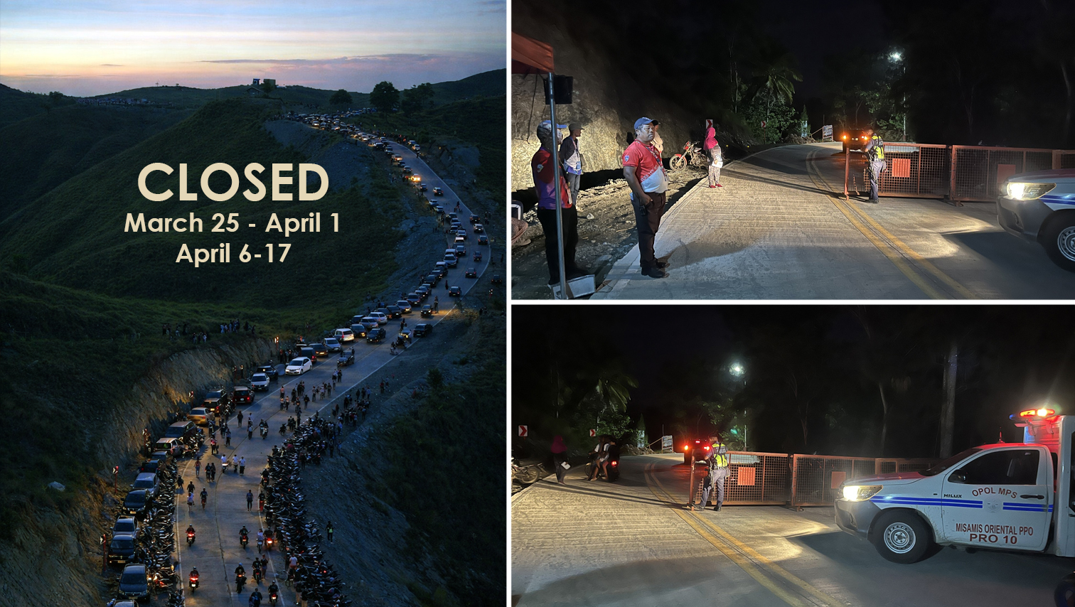 Opol closes roads to Happy Hills for urgent safety measures