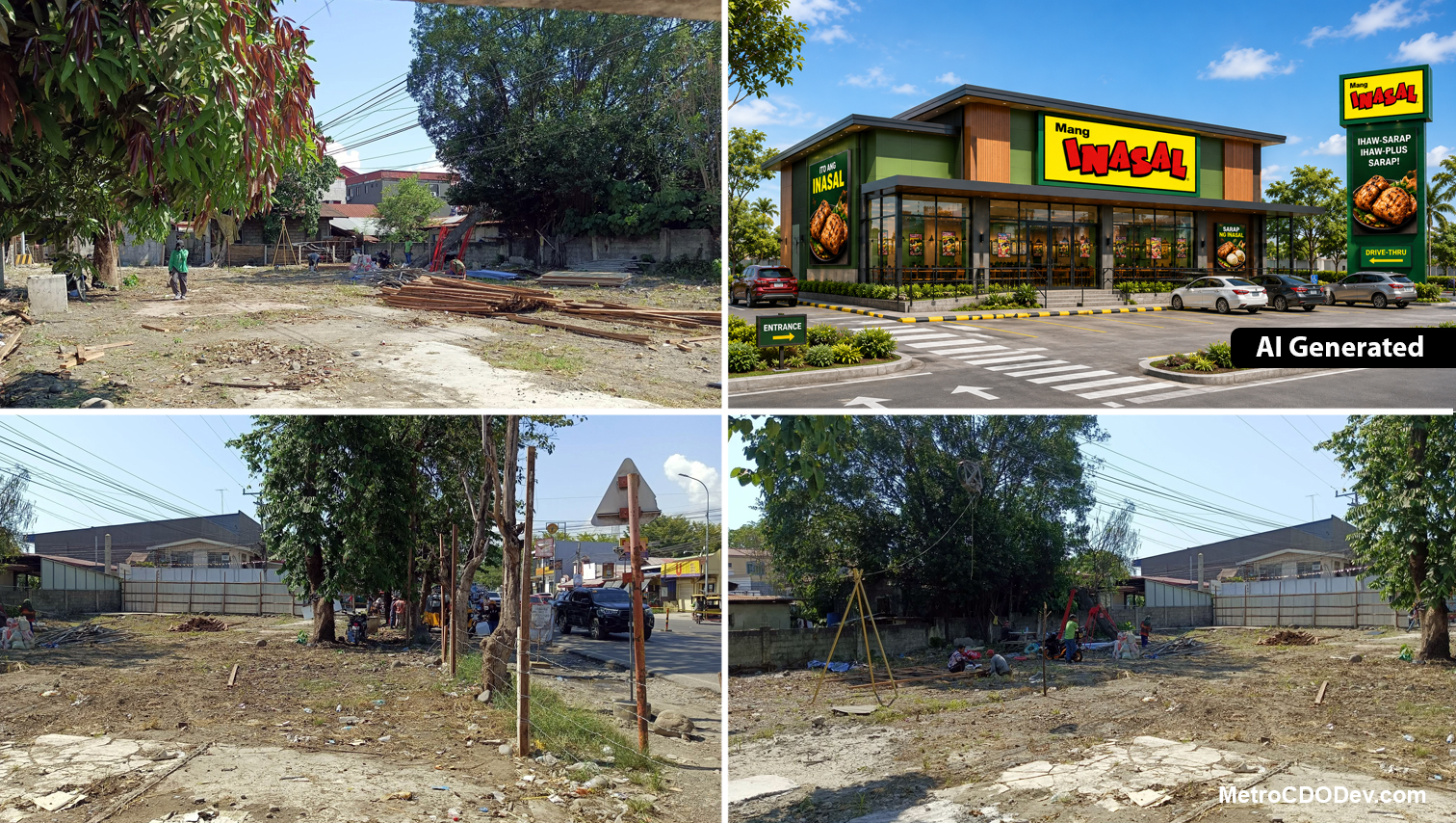 Tagoloan residents abuzz as rumored Mang Inasal site gets fenced