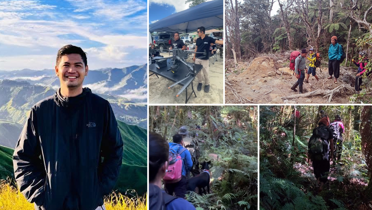 Search on missing hiker at Mt Kalatungan now using thermal drones, K9