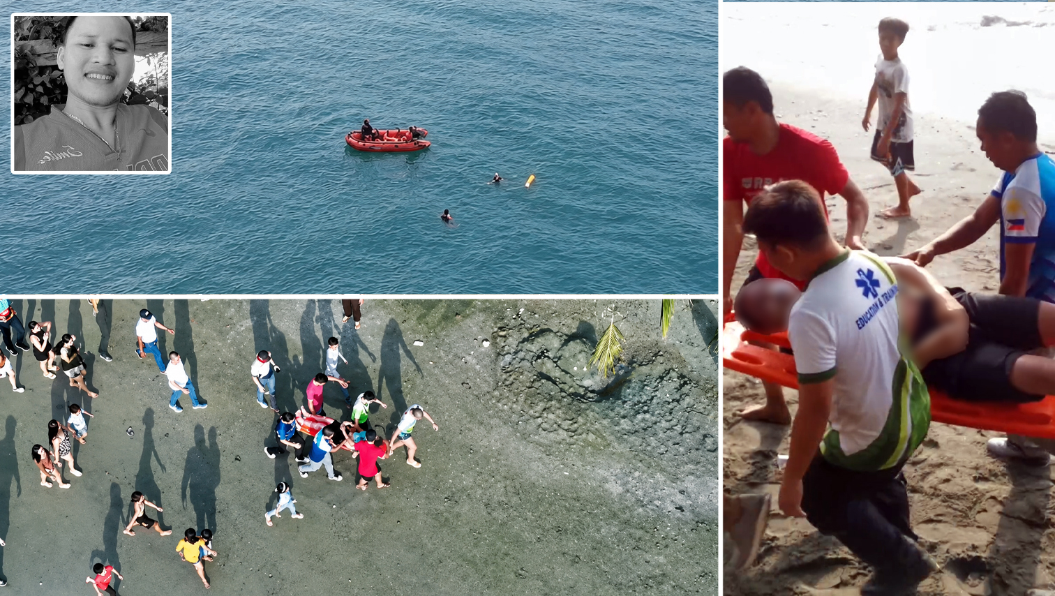 VIDEO WATCH: Heroic rescuer found dead after saving two children from drowning at Iligan beach resort