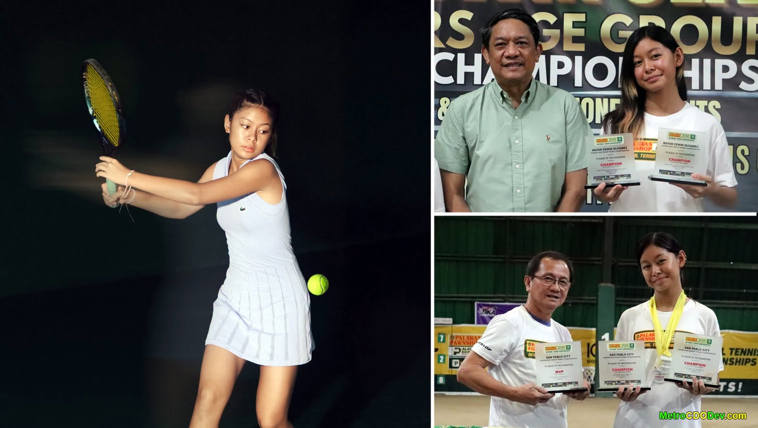 Francine Wong – Cagayan de Oro’s rising tennis star