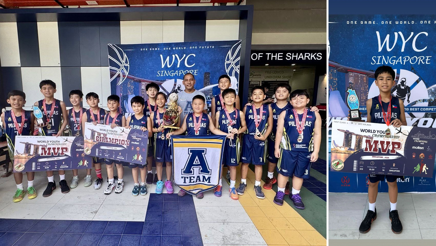 Rafael Reyes named MVP as CDO’s A Team Pilipinas captures U-11 World Youth Championship in Singapore