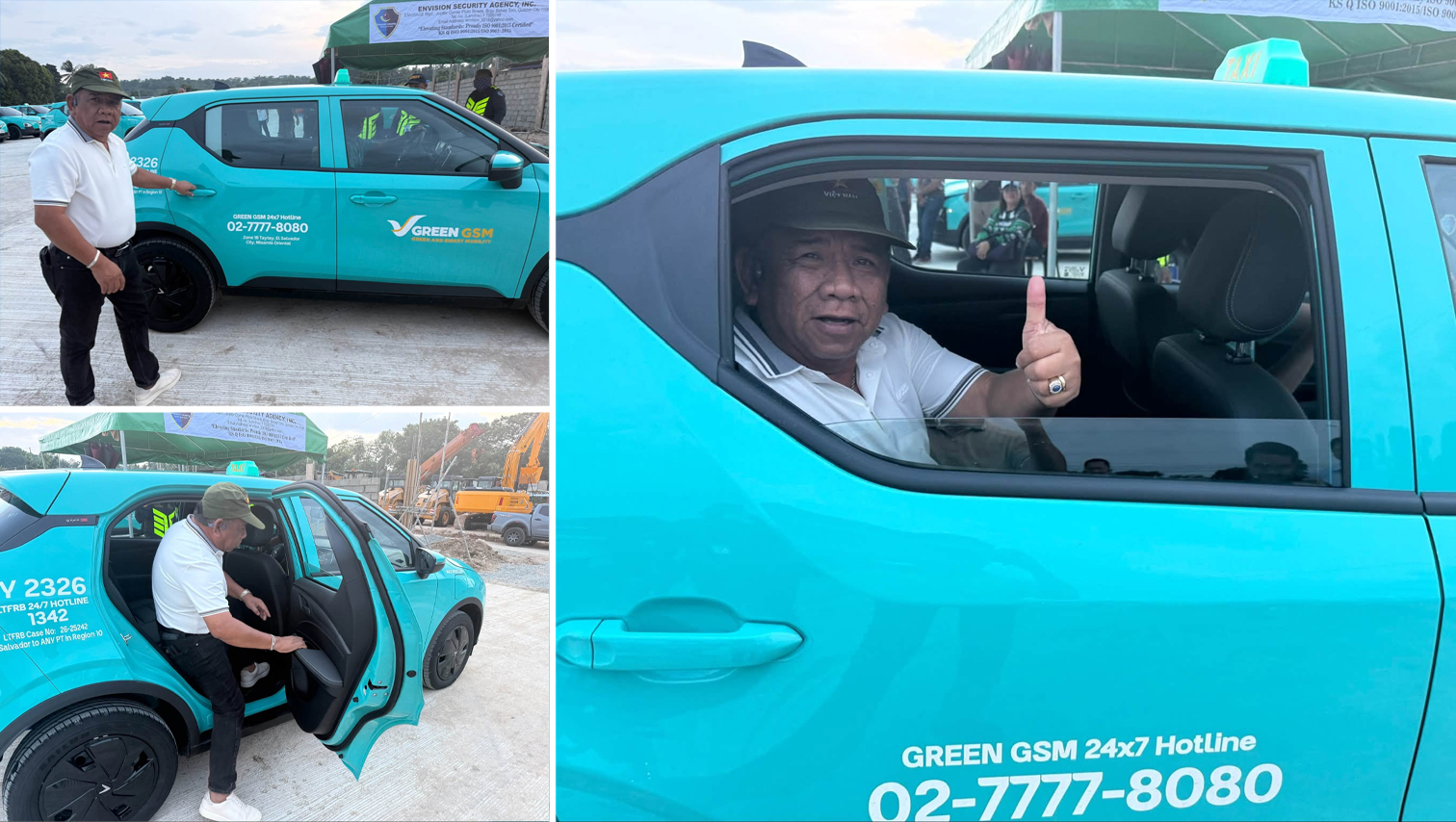 RANDOM SHOTS: GSM Green Taxi starts operations in Northern Mindanao, El Salvador City Mayor Lignes takes first ride