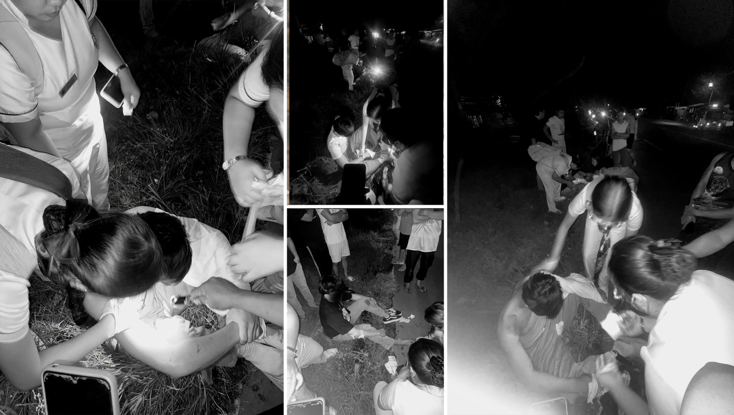 MOIST midwifery students rush to aid Tagoloan vehicular accident victims