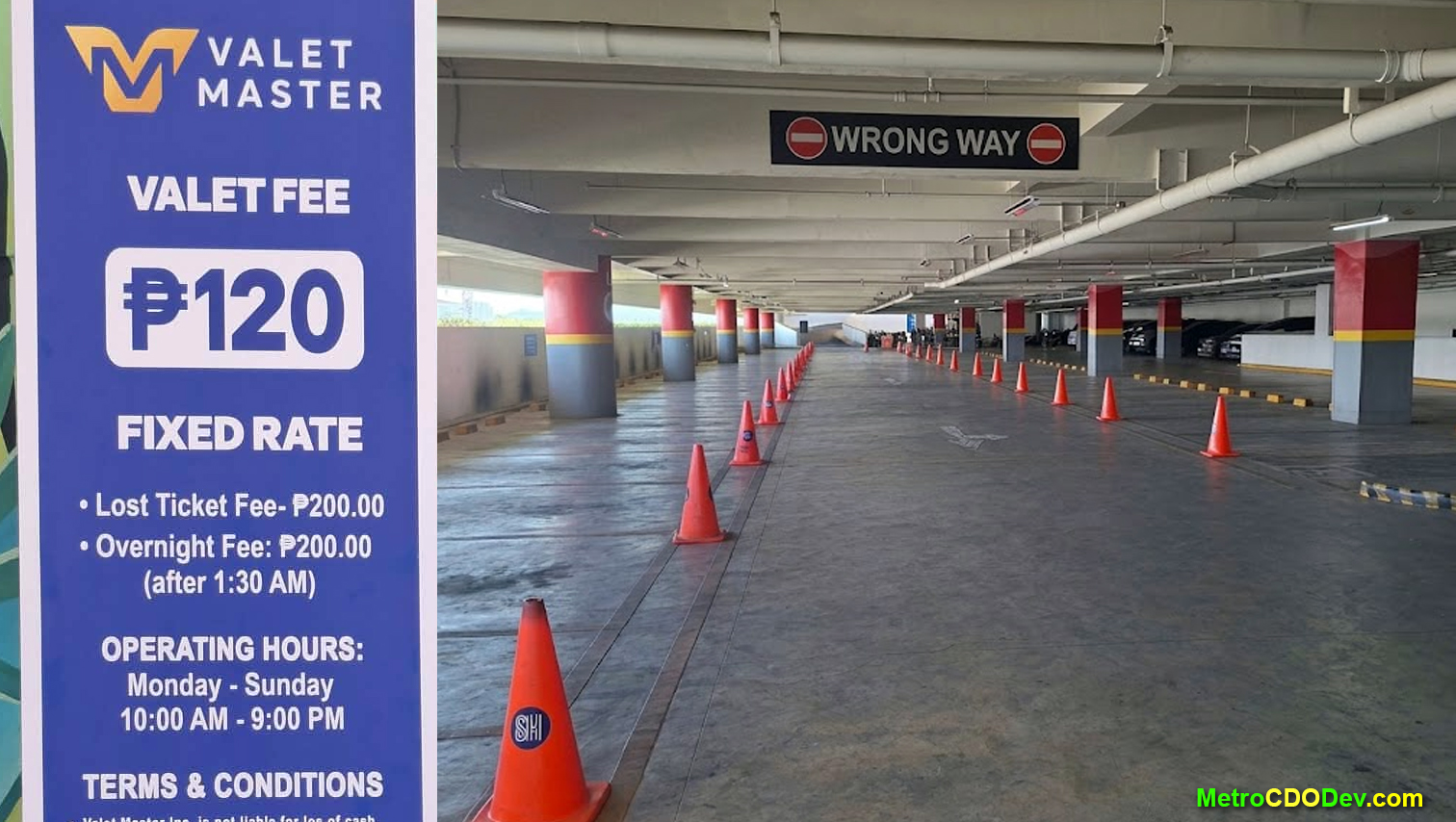 In a hurry? SM City CDO Uptown has valet parking for ₱120