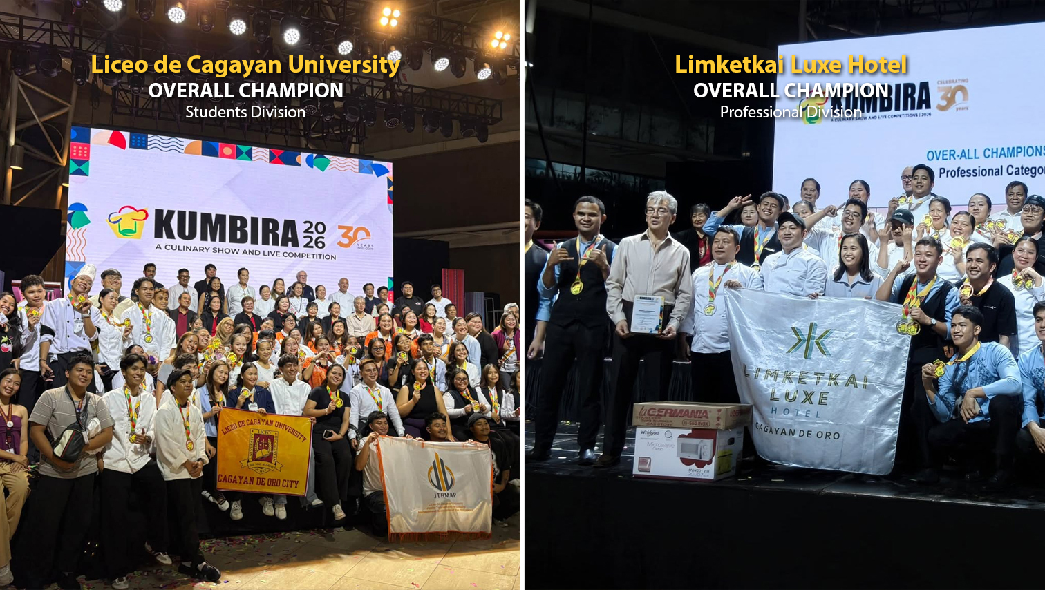 Limketkai Luxe Hotel, Liceo de Cagayan University overall champs in Kumbira 2026