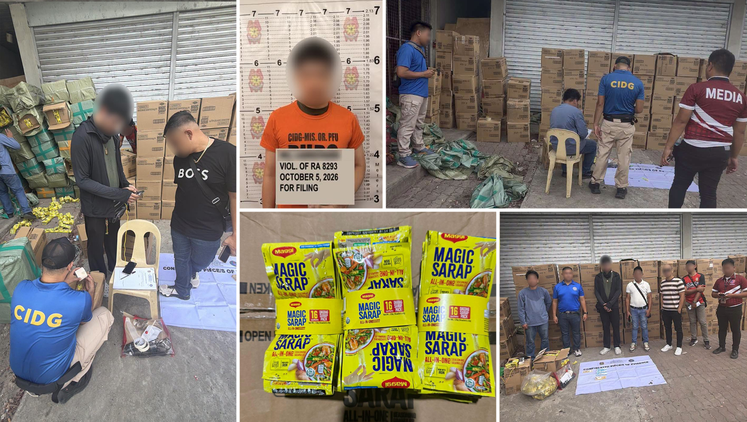 CRIME WATCH: CIDG seizes ₱896K worth of fake “Magic Sarap” in Cagayan de Oro raid; Chinese suspect arrested